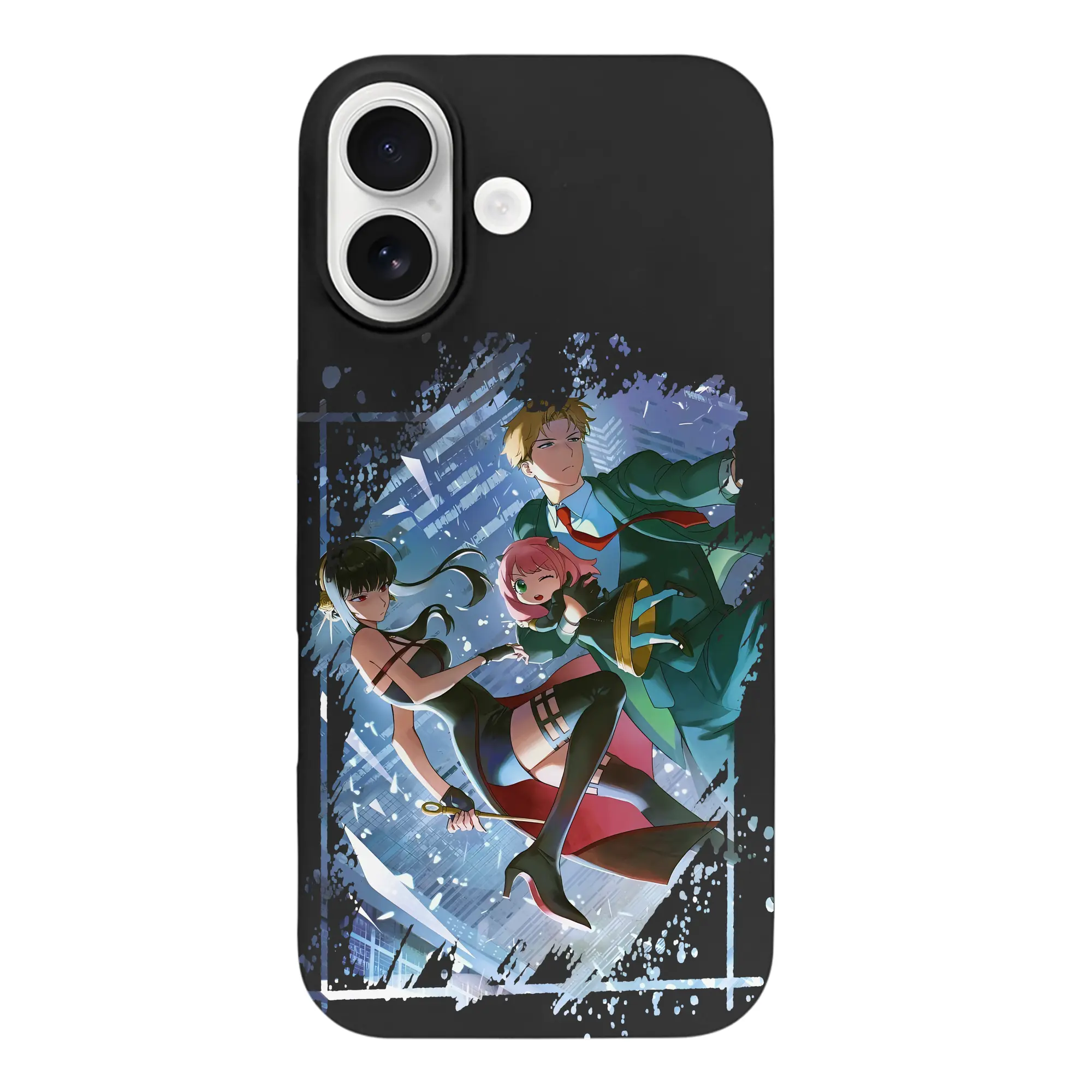 スパイファミリー グッズ,ロイド・フォージャー（Loid Forger） - iPhone 17 シリーズ シリコンケース 薄型 耐衝撃 指紋防止 ソフトタッチカバー 精密フィット 傷防止 保護ケース iPhone 17/17 Air/17 Pro/17 Pro Max 対応